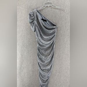 House Of Harlow 1960 REVOLVE Kalina Midi Dress in Pewter Size Small
